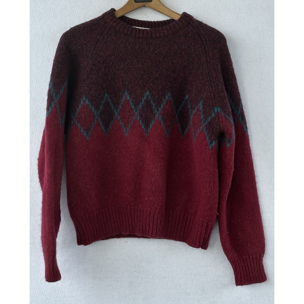 VTG Gap Wool 80's Sweater Retro Red Women's L